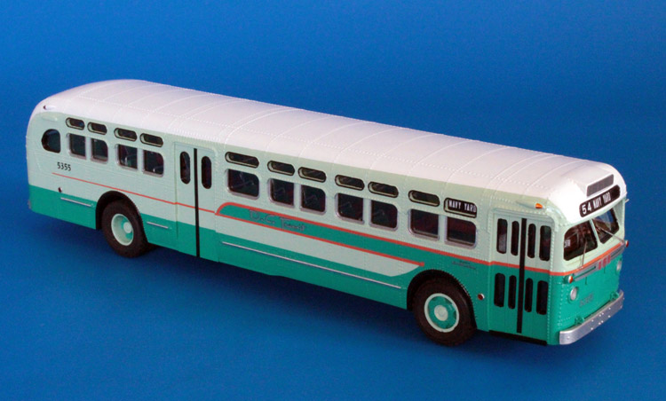 1956 gm tdh-5105 (d.c. transit 5325-5374 series, ex-houston, acq. in 1961). SPTC238.18 Model 1 48
